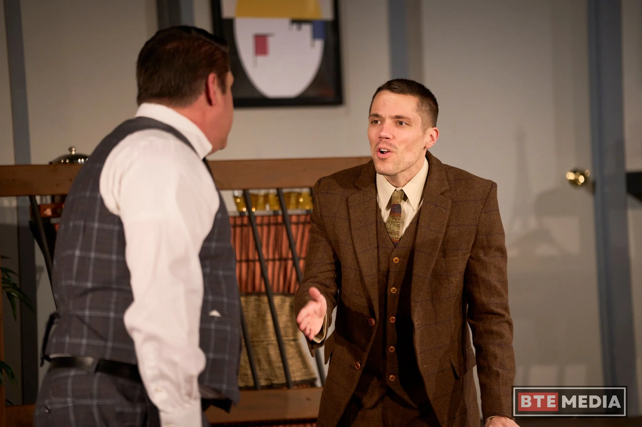 Daniel performing in a theater production