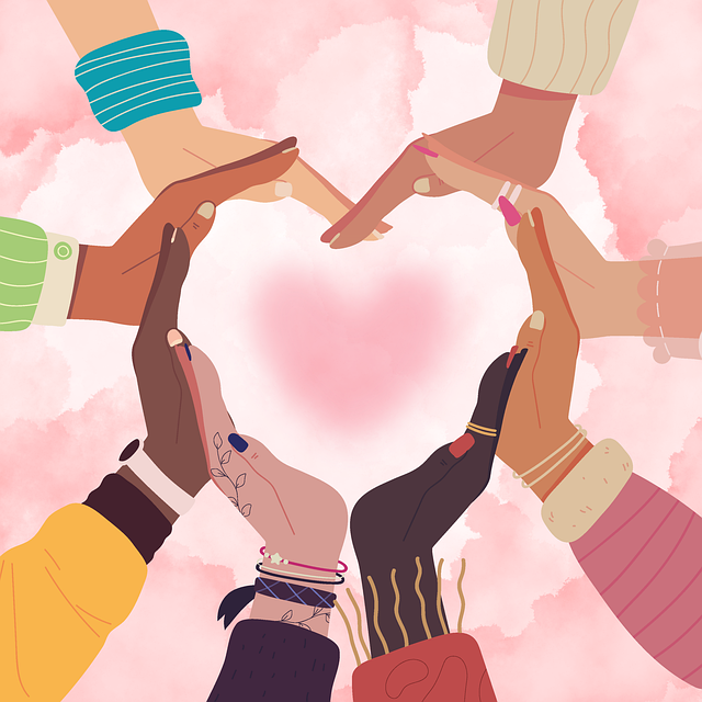 Hands making a heart